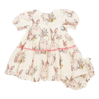 Girl's Maribelle Dress Set - Bunny Friends Baby & Toddler Dresses
