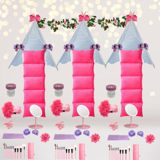 Kids Spa Party Sleepover Box, Kids Birthday Spa Decorations Chicky Chicky Bling Bling