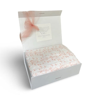 Swaddle Muslin Blanket - In the Meadow, Girl Newborn Gift HeyPeacock