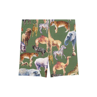 Boy's Bamboo Short Sleeve Pajama Set with Shorts - Posh Safari Baby & Toddler Sleepwear