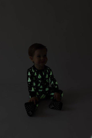 Bamboo Convertible Footie Romper - Ghostly Baby & Toddler Sleepwear