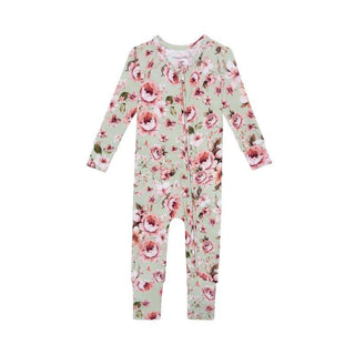 Bamboo Convertible Footie Romper - Millicent (Floral) Baby & Toddler Sleepwear