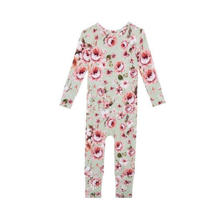 Bamboo Convertible Footie Romper - Millicent (Floral) Baby & Toddler Sleepwear