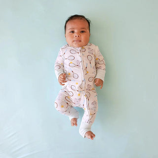 Posh Peanut Bamboo Convertible Footie Romper - Nicolas (Tennis) | Baby Riddle