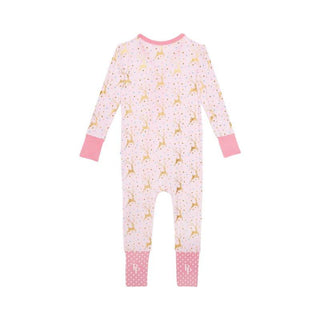 Bamboo Convertible Footie Romper - Ryleigh (Reindeer) Baby & Toddler Sleepwear