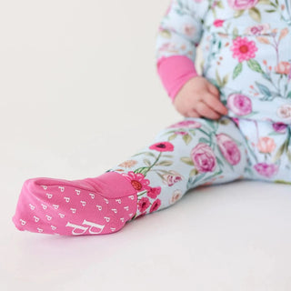 Bamboo Convertible Footie Romper - Tasha (Floral)