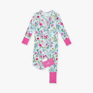 Bamboo Convertible Footie Romper - Tasha (Floral)