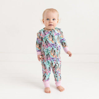 Girl's Bamboo Convertible Footie Romper - Irina (Ballet Shoes) Baby & Toddler Sleepwear