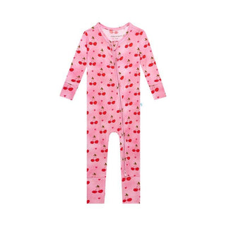 Girl's Bamboo Convertible Footie Romper - Very Cherry Baby & Toddler Sleepwear