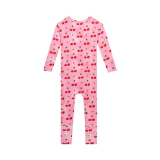 Girl's Bamboo Convertible Footie Romper - Very Cherry Baby & Toddler Sleepwear