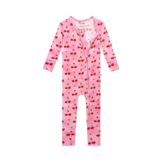Girl's Bamboo Convertible Footie Romper - Very Cherry Baby & Toddler Sleepwear