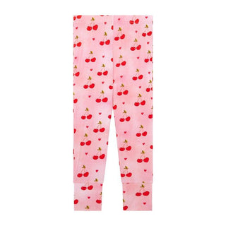 Girl's Bamboo Long Sleeve Pajama Set - Very Cherry Baby & Toddler Sleepwear