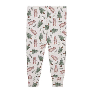 Bamboo Long Sleeve Pajama Set - Beary (Bears) Posh Peanut Size: 6-12 Months