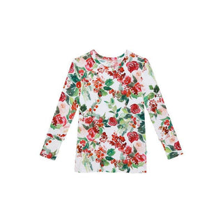 Bamboo Long Sleeve Pajama Set - Beatrix (Floral) Baby & Toddler Sleepwear Posh Peanut Size: 6-12 Months