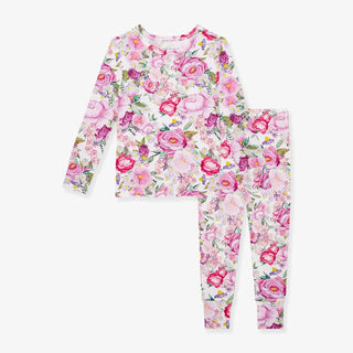 Posh Peanut Bamboo Long Sleeve Pajama Set - Elly (Floral) | Baby Riddle