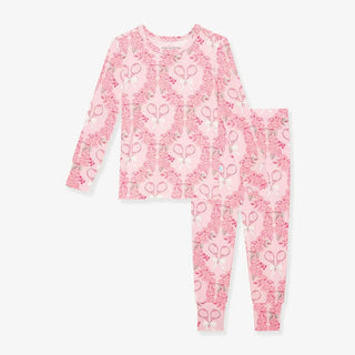Posh Peanut Bamboo Long Sleeve Pajama Set - Mirra (Tennis) | Baby Riddle