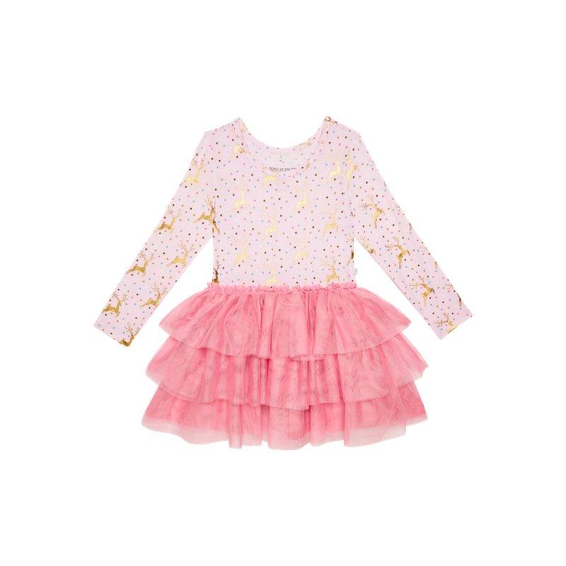 Posh Peanut Bamboo Long Sleeve Tulle Dress - Ryleigh | Baby Riddle