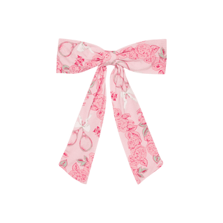 Posh Peanut Bamboo Luxe Bow Hair Clip - Mirra (Tennis) | Baby Riddle