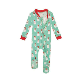 Pacci Footie with Zipper - Santa Medley Baby & Toddler Sleepwear