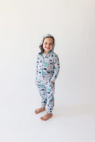 Bamboo Terry Zippered Hoodie Jacket - Mayford (Ice Hockey) Baby & Toddler Outerwear