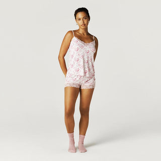 Bamboo Lace Cami - Jolene (Floral) Posh Peanut Size: S