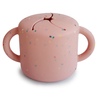 Snack CupSnack CupMushieColor: Powder Pink Confetti