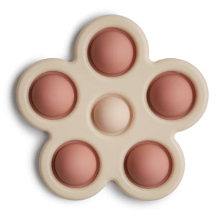 Flower Press ToyPress ToyMushieColor: Rose/Blush/Shifting Sand
