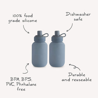Silicone Puree Pouch 2-PackSilicone Puree PouchMushieColor: Tradewinds