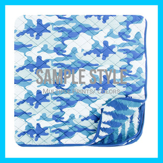 Kickee Pants Quilted Toddler Blanket - Fall 3 Aquatic Adventure PRE-ORDER (AA24)