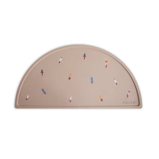 Silicone Placematsilicone matMushieColor: Rocket Ship