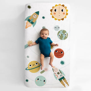 Rookie Humans Crib Sheet, Space Explorer - Standard Size