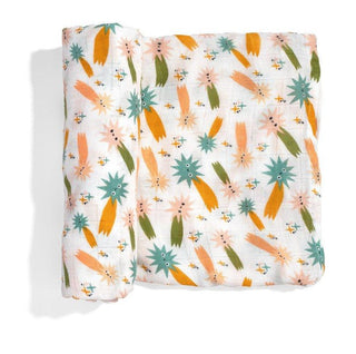 Crib Sheet and Swaddle Bundle Set - Space Explorer Crib Sheet & Swaddle Rookie Humans