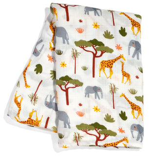 Rookie Humans Swaddle Blanket - In The Savanna