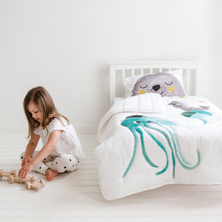Rookie Humans Toddler Comforter - Jellyfish