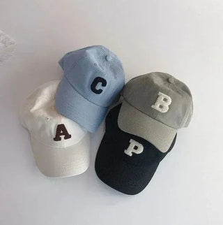 Plush Letter Baseball Cap RYAN AND REMI Letter: A Size: 49-53cm