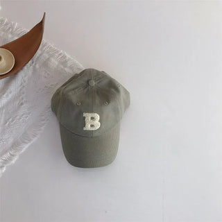 Plush Letter Baseball Cap RYAN AND REMI Letter: A Size: 49-53cm