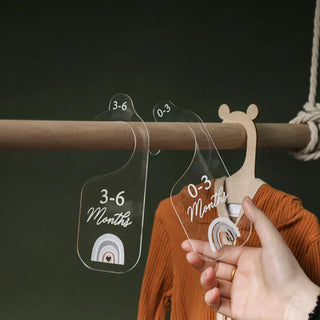 7Pcs Acrylic Closet Dividers RYAN AND REMI Color: Acrylic 7pcs