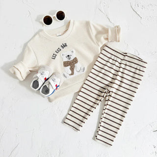 Cute Polar Lounge Set RYAN AND REMI Color: Penguin Kid Size: 6-9M