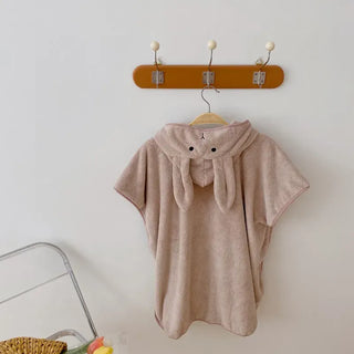 Animal Poncho Bath Towel RYAN AND REMI Color: Blue Size: 67x87cm