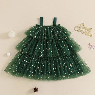 Christmas Layered Tulle Dress