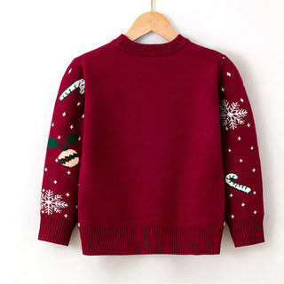 Knitted Teddy Bear Christmas Sweater