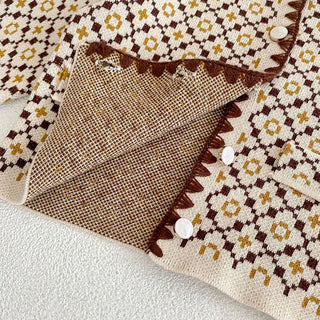 Knitted Cardigan Euro Outfit RYAN AND REMI Color: Cardigan Kid Size: 3-6M