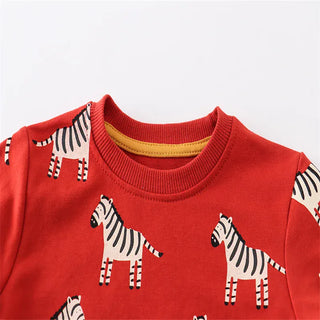 Printed Long Sleeve Sweater RYAN AND REMI Color: Green Kid Size: 2T