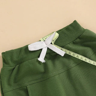 Baby Toddler Girl Boy 2Pcs Lucky St. Patrick's Day Spring Outfit Letter Shamrock Four Leaf Clover Embroidery Long Sleeve Crewneck Top with Elastic Waist Solid Pants Jogger Set Baby & Toddler Outfits August + Willow Color: green Kid Size: 18-24M Ships From