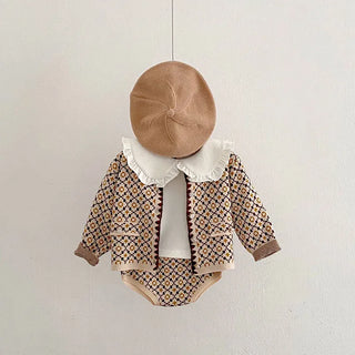 Knitted Cardigan Euro Outfit RYAN AND REMI Color: Cardigan Kid Size: 3-6M