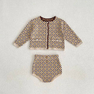 Knitted Cardigan Euro Outfit RYAN AND REMI Color: Cardigan Kid Size: 3-6M