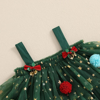 Christmas Layered Tulle Dress