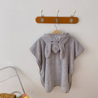 Animal Poncho Bath Towel RYAN AND REMI Color: Blue Size: 67x87cm