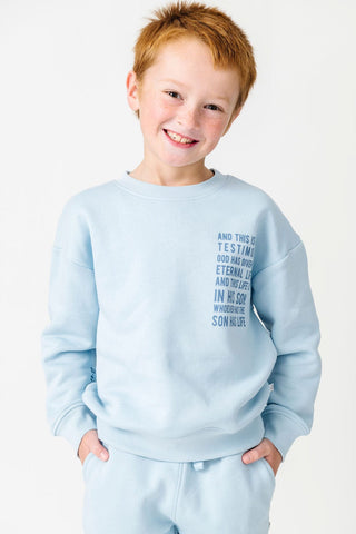 Eternal Life Skyway Fleece Crewneck Sweatshirt Sweater Holy Pals Size: 02