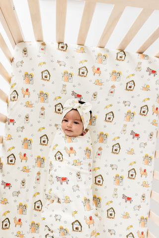 Away in a Manger Bedsheet Cotton